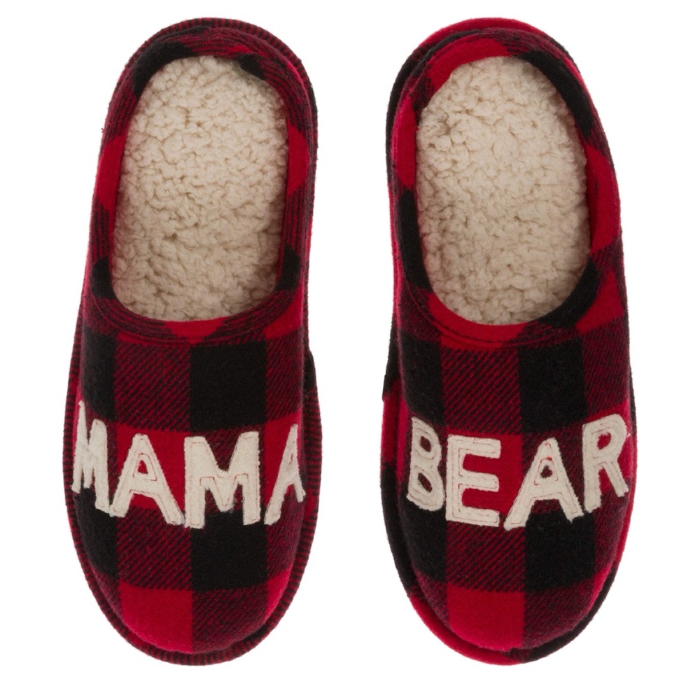 Dearfoams Mama Bear Slippers XL 11-12 New